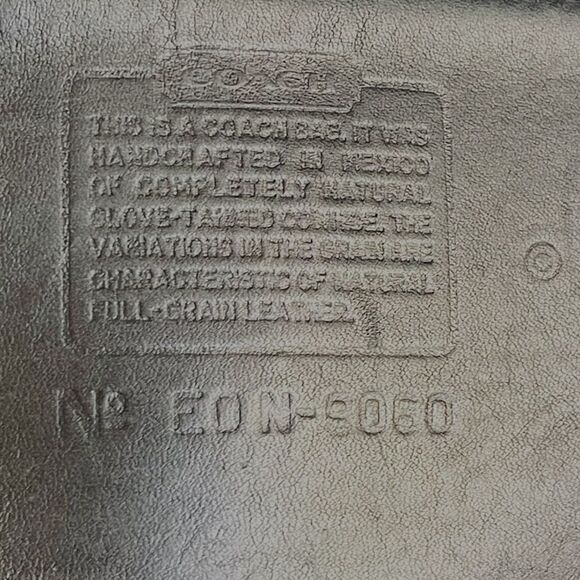 Vintage Coach Slim Duffle Sac Crossbody Bag Purse - Compare to $795 @ coach.com - Picture 3 of 10